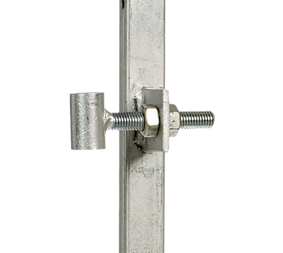 Stalen Poortframe Verstelbaar Vuurverzinkt 150 x 155 cm - Afbeelding 1